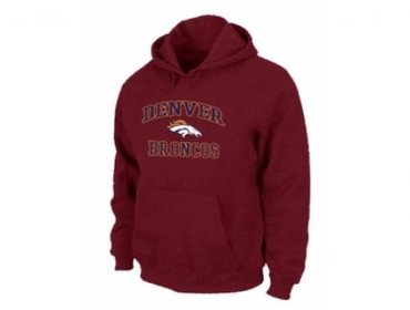Denver Broncos Heart & Soul Pullover Hoodie Red