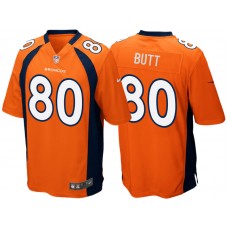 Denver Broncos Jake Butt Orange 2017 Draft Pick Game Jersey