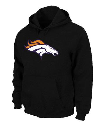 Denver Broncos Logo Pullover Hoodie - black