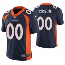 Denver Broncos Navy Vapor Untouchable Limited Player Customized Jersey