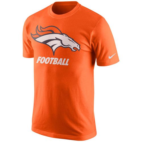 Denver Broncos Nike Facility T-Shirt Orange
