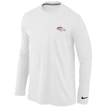 Denver Broncos Sideline Legend Authentic Long Sleeve T-Shirt White