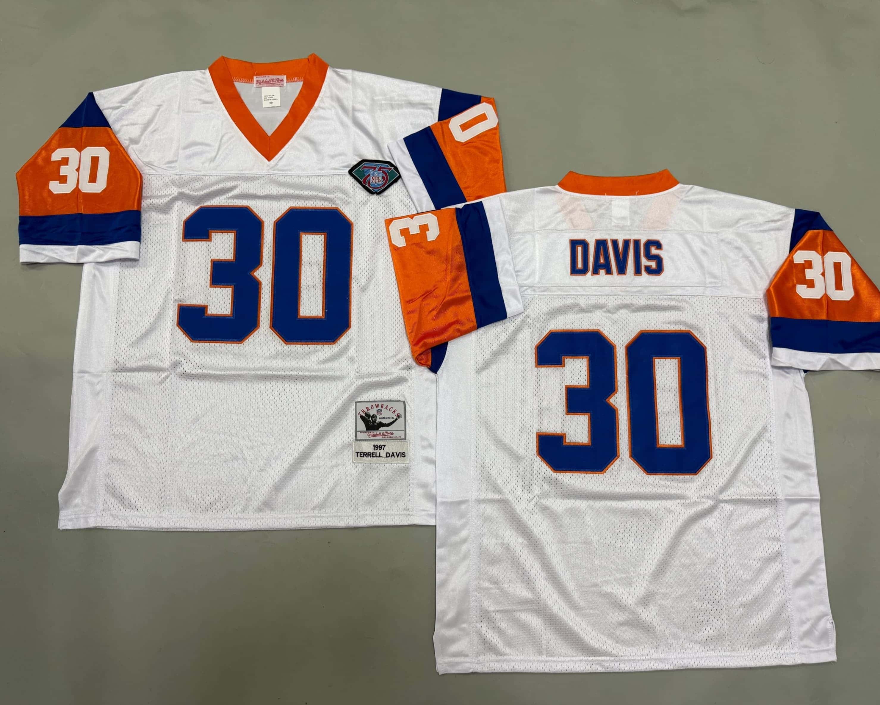 Denver Broncos Terrell Davis  #30 Stitched Jersey