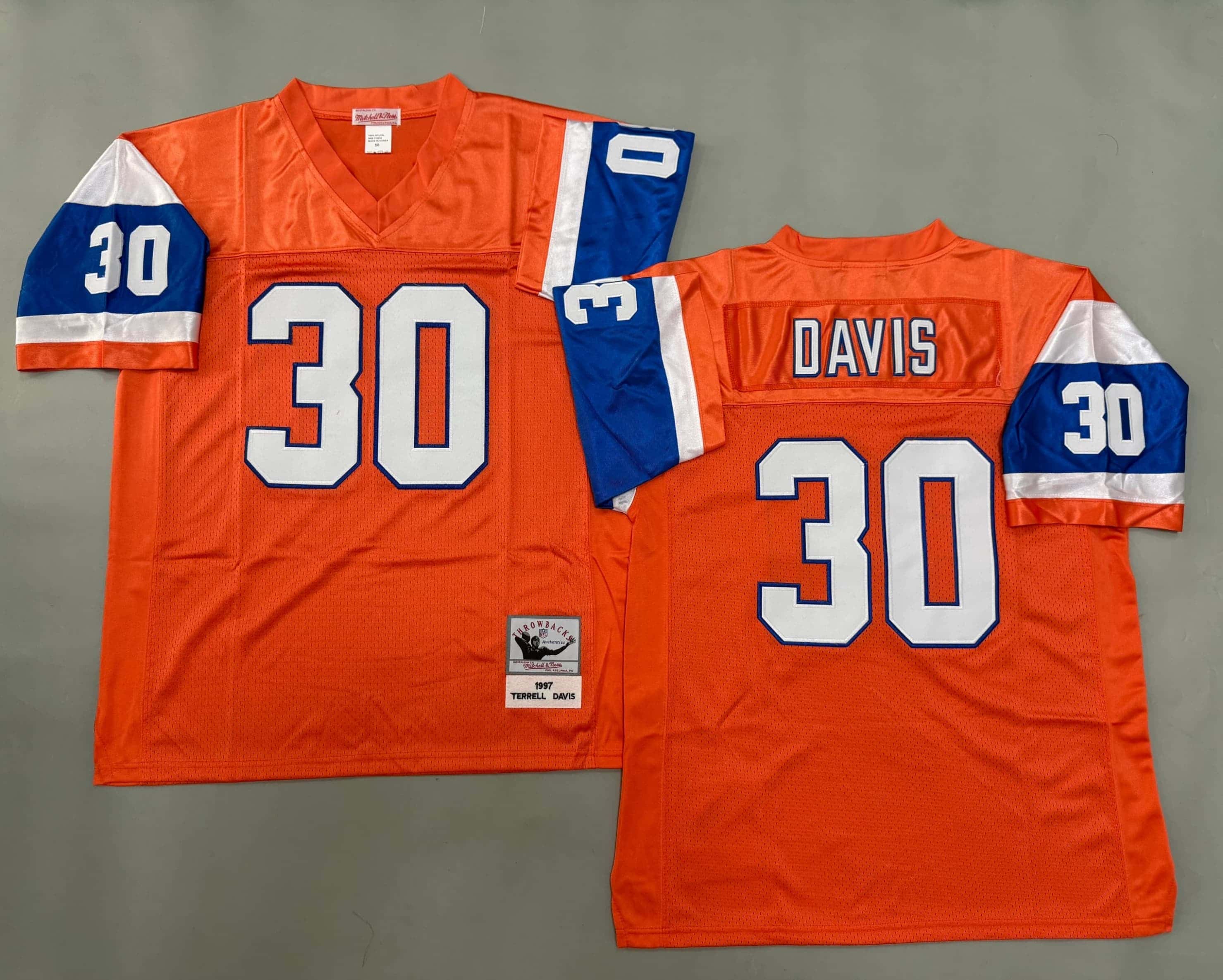 Denver Broncos Terrell Davis #30 Stitched  Jersey