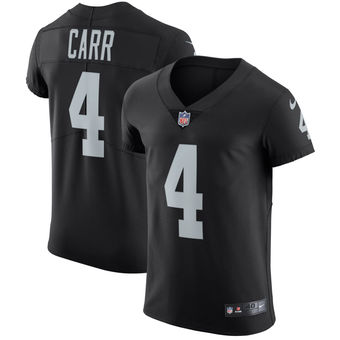 Derek Carr Oakland Raiders Nike Vapor Untouchable Elite Player Jersey - Black