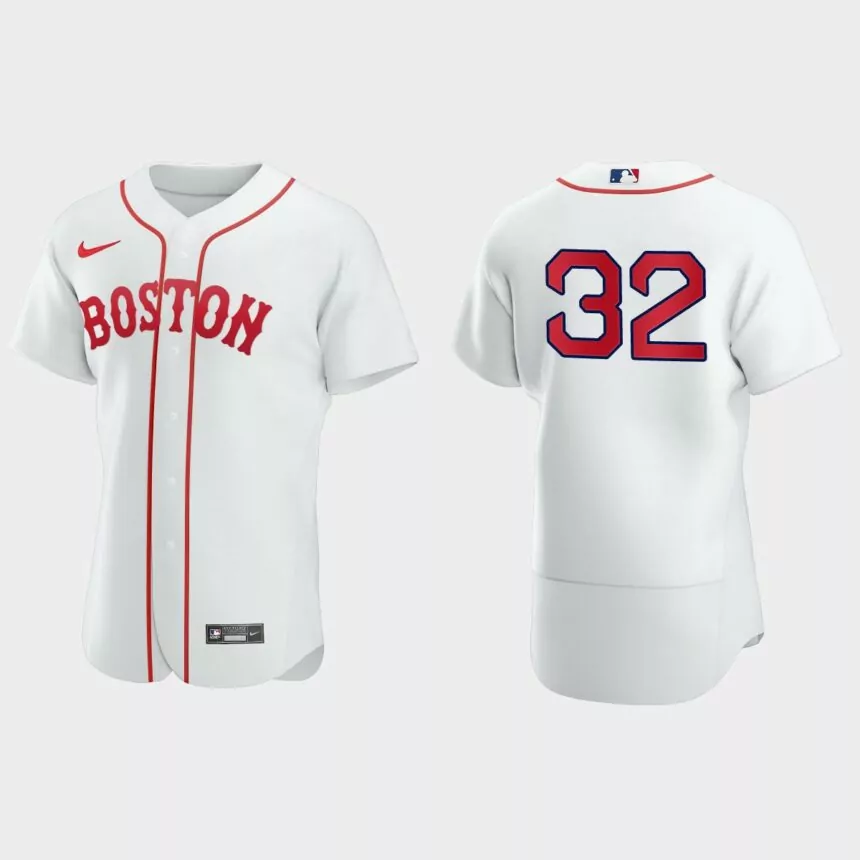 Derek Lowe Boston Red Sox 2021 Patriots’ Day Authentic Jersey – White