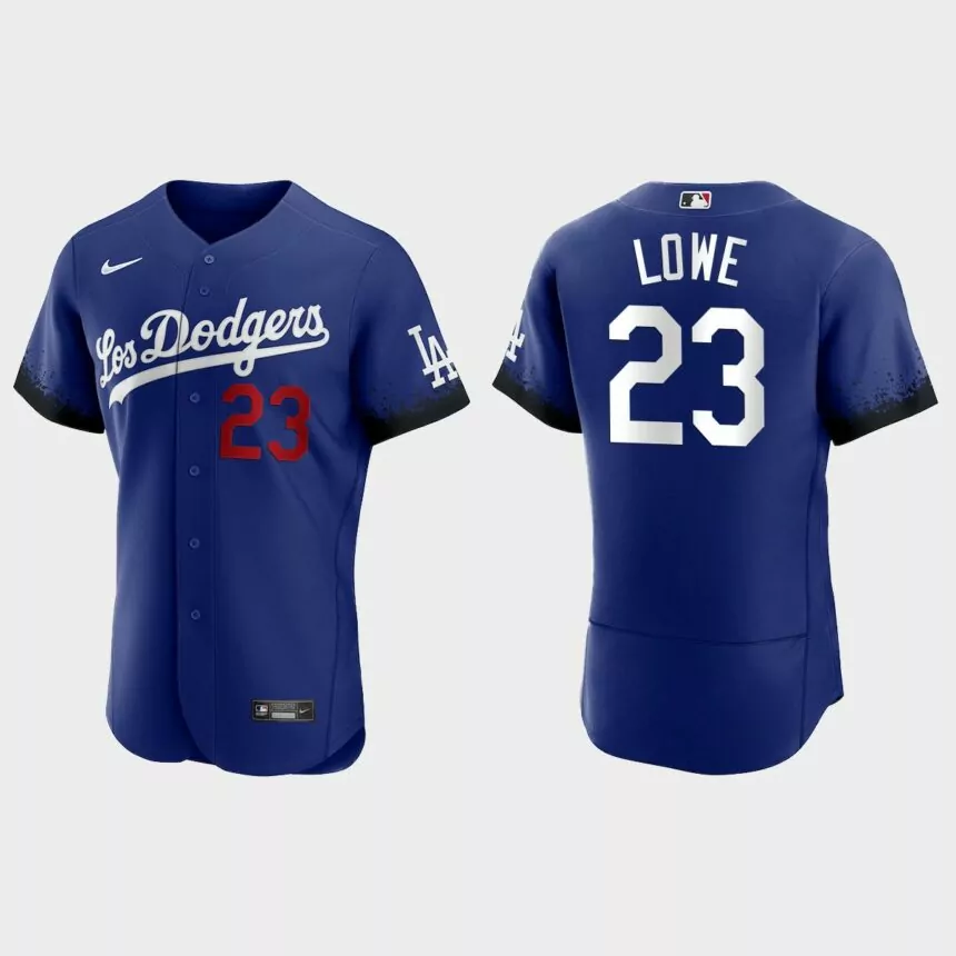 Derek Lowe Los Angeles Dodgers 2021 City Connect Authentic Jersey – Royal