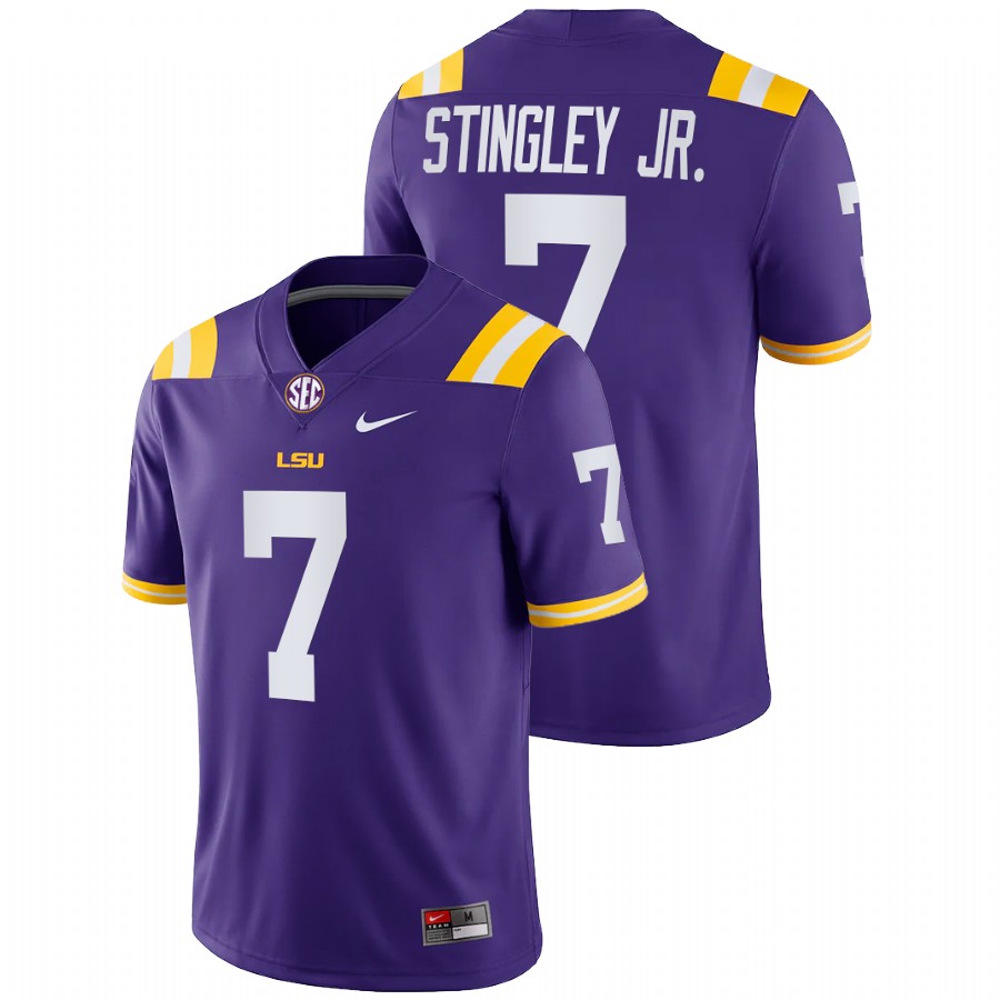 Derek Stingley Jr. LSU Tigers Purple College Football Jersey