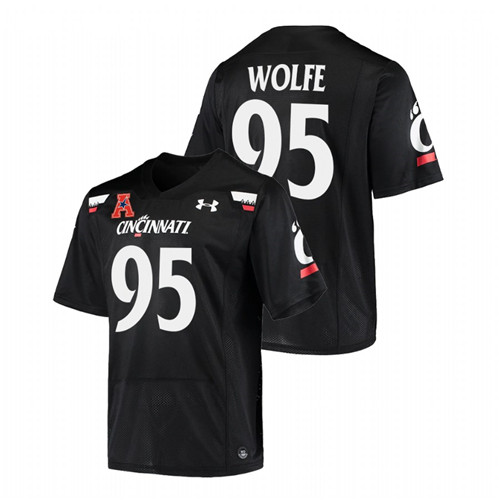 Derek Wolfe Cincinnati Bearcats Black College Football NFL Alumni Jersey