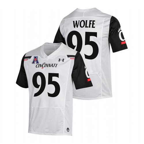 Derek Wolfe Cincinnati Bearcats White College Football NFL Alumni Jersey