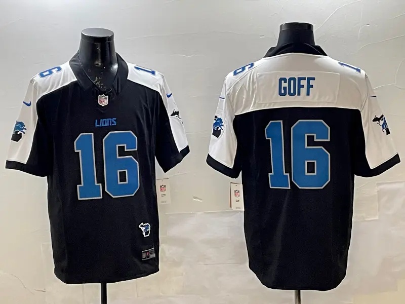 Detroit     Lions  Vapor    Jersey - All  Stitched   #16 JARED  GOFF