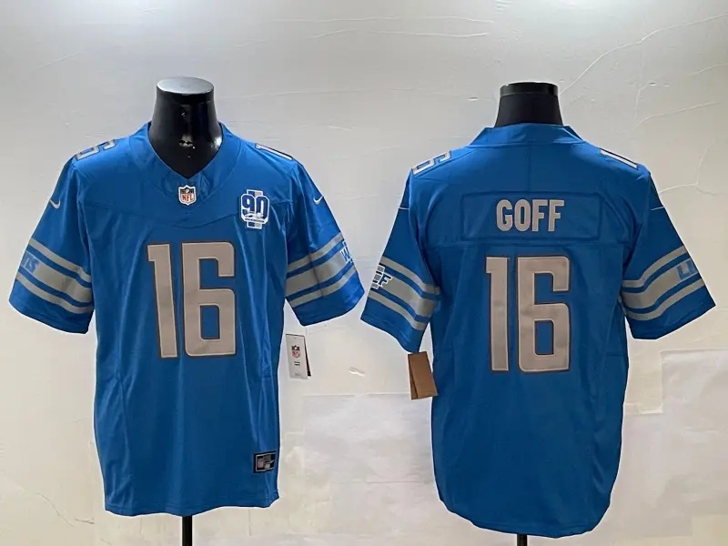 Detroit     Lions  Vapor   Jersey - All Stitched   #16    JARED  GOFF