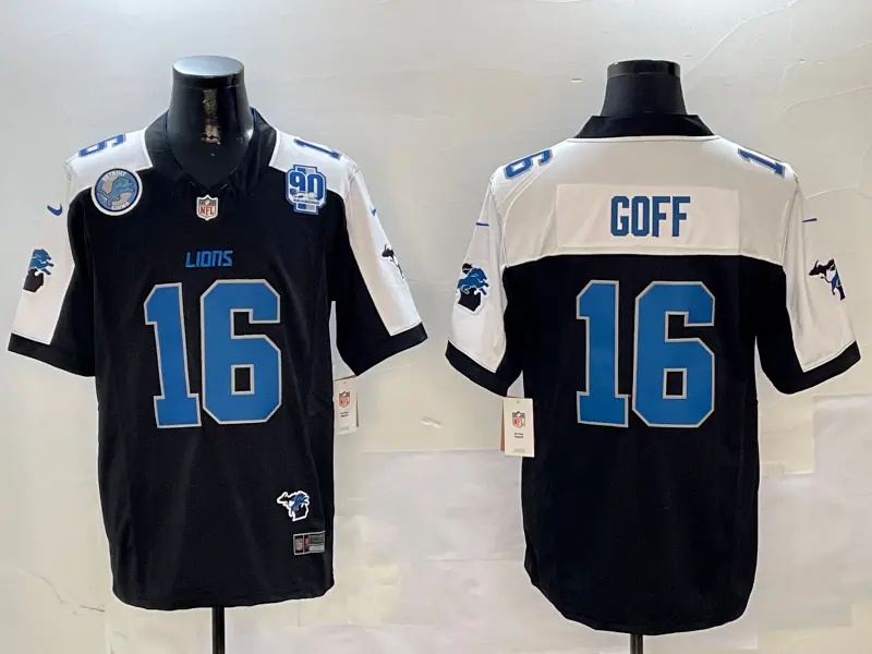 Detroit     Lions  Vapor   Jersey - All Stitched   #16 JARED  GOFF