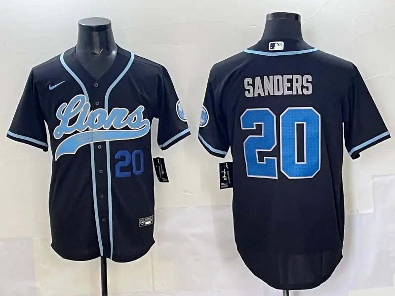 Detroit    Lions  Vapor  Custom Jersey - All Stitched  #20 BARRY SANDERS