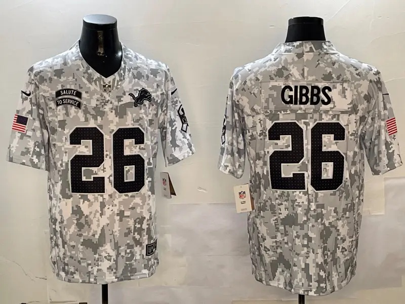 Detroit   Lions  Vapor  Jersey - All Stitched   #26 JAHMYR GIBBS