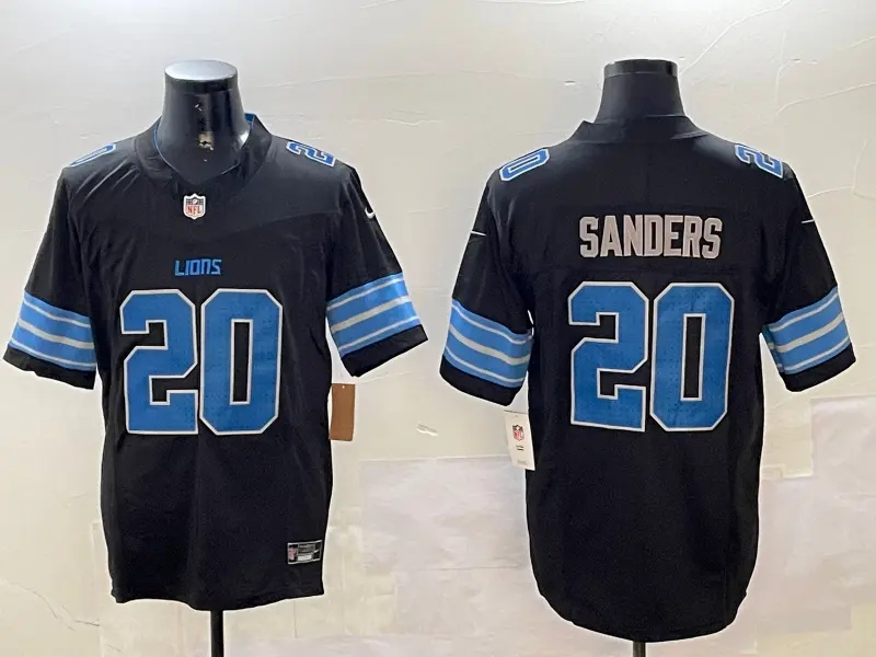 Detroit   Lions  Vapor Custom Jersey - All Stitched  #20 BARRY SANDERS