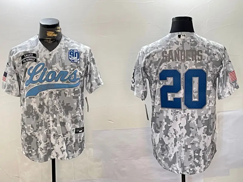 Detroit  Lions  Vapor  Stitched  #20 BARRY SANDERS