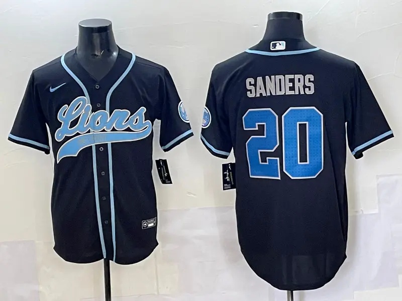 Detroit Lions   Vapor Custom Jersey - All Stitched  #20 BARRY SANDERS
