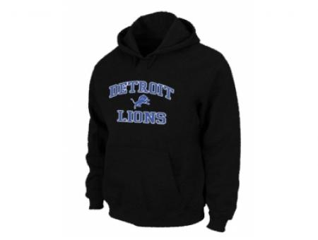 Detroit Lions Heart & Soul Pullover Hoodie Black