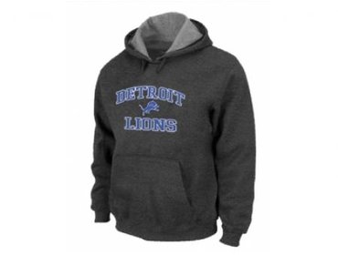 Detroit Lions Heart & Soul Pullover Hoodie D.Grey