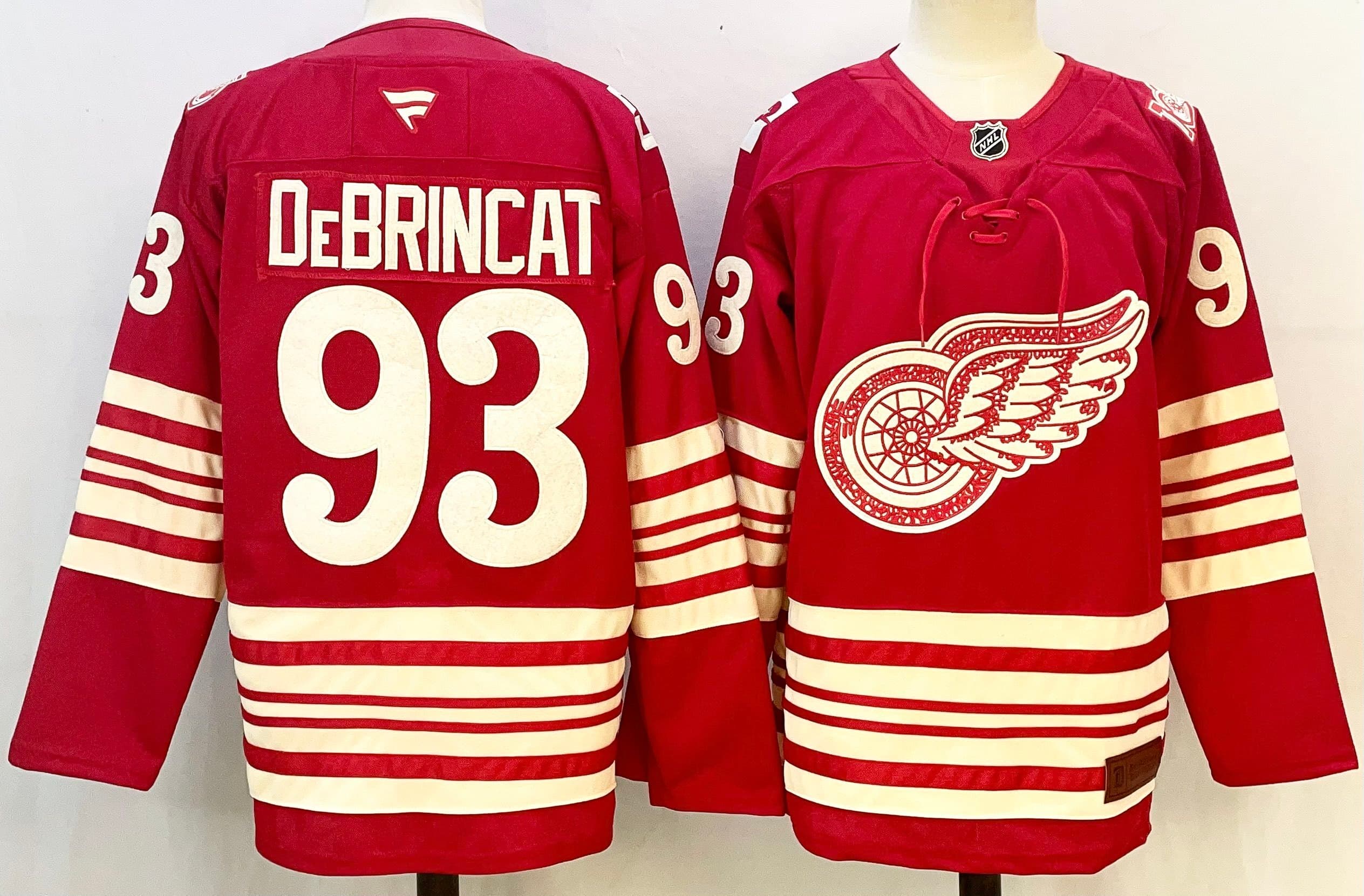 Detroit Red Wings Centennial Season Premium Jersey - All Stitched Alex DeBrincat 93