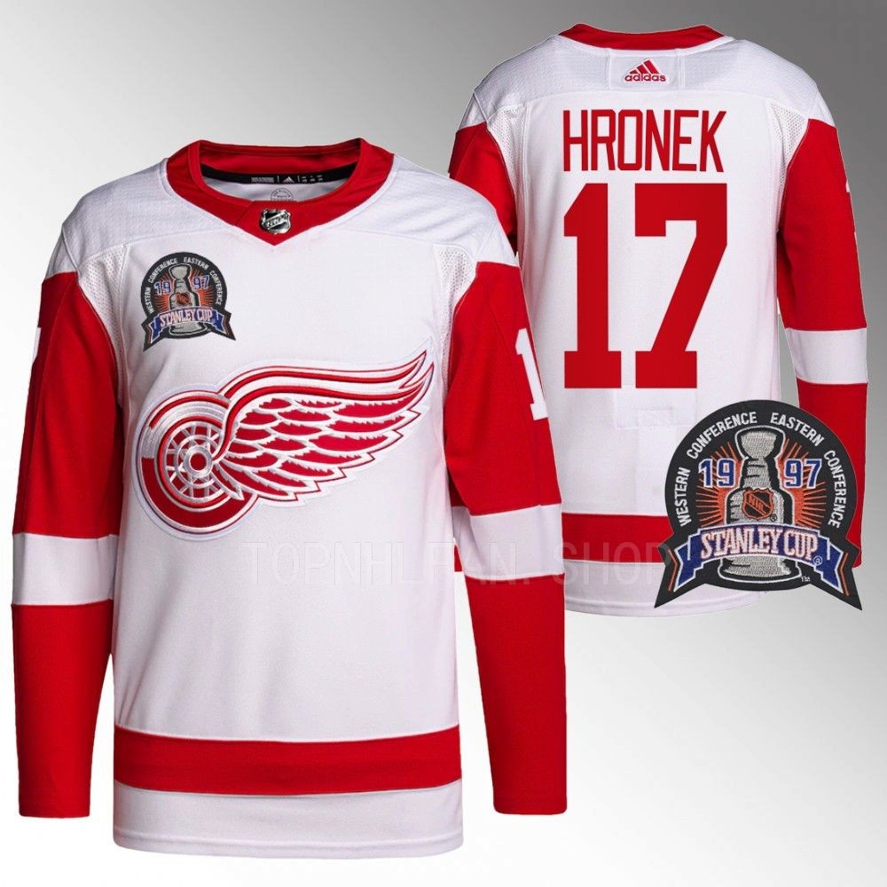 Detroit Red Wings Filip Hronek 25th Anniversary Red Authentic Pro Jersey
