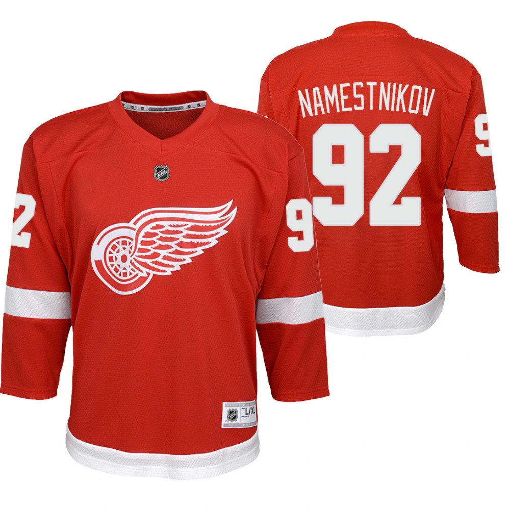 Detroit Red Wings Vladislav Namestnikov Youth Red 2020-21 Home Jersey