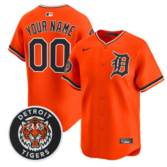 Detroit Tigers 2026 Alternate Vapor Premier Limited Custom Jersey - All  Stitched