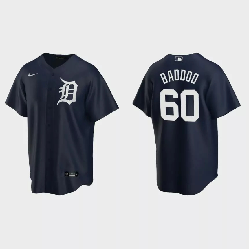 Detroit Tigers Akil Baddoo Replica Alternate Jersey – Navy.jpg