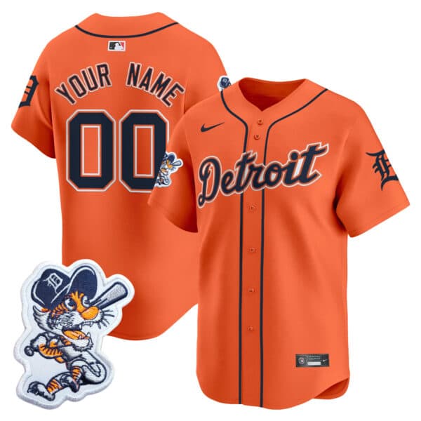 Detroit Tigers Custom Jersey - All    Stitched