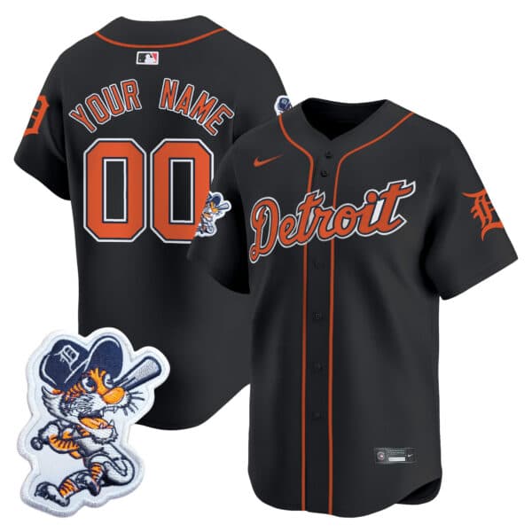 Detroit Tigers Custom Jersey - All   Stitched