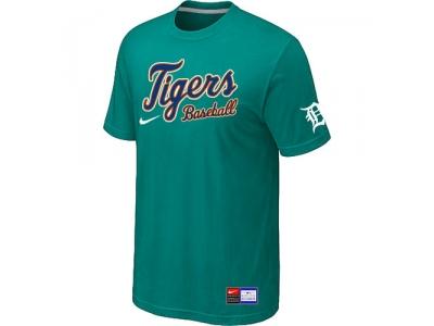 Detroit Tigers Green NEW Short Sleeve Practice T-Shirt