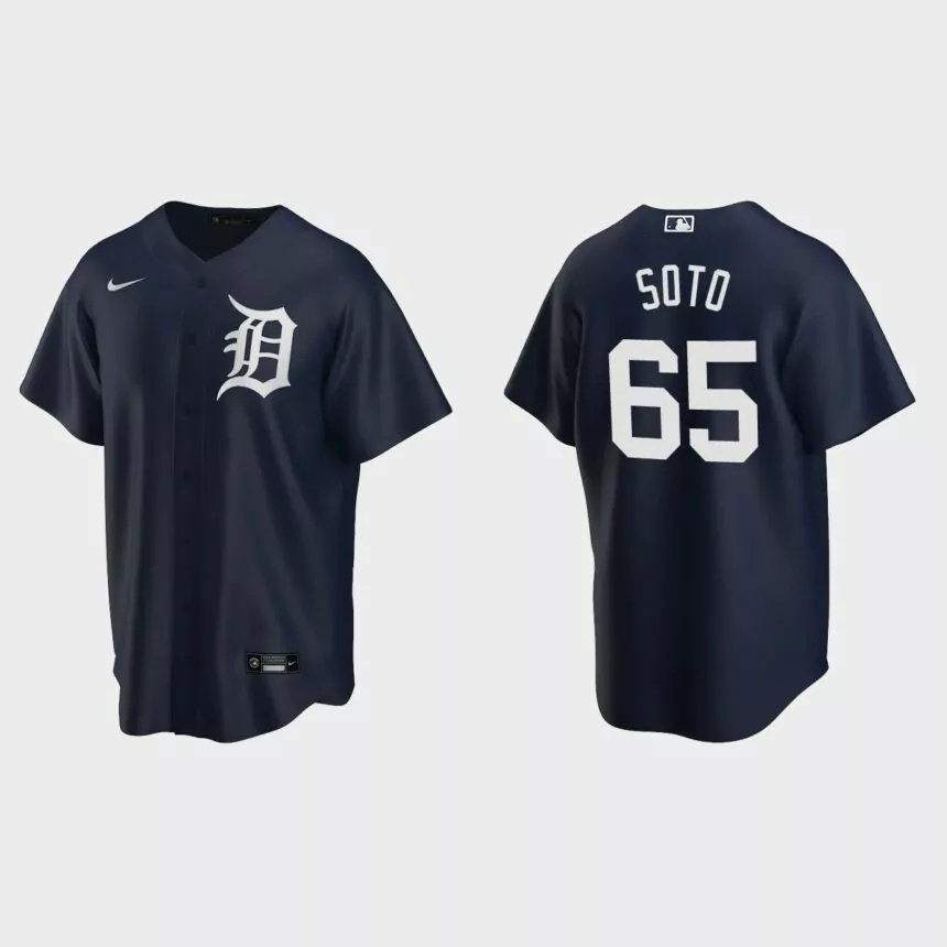 Detroit Tigers Gregory Soto Replica Alternate Jersey – Navy.jpg