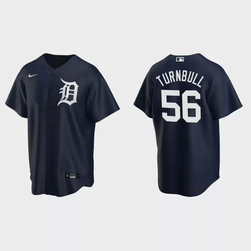 Detroit Tigers Spencer Turnbull Replica Alternate Jersey – Navy.jpg