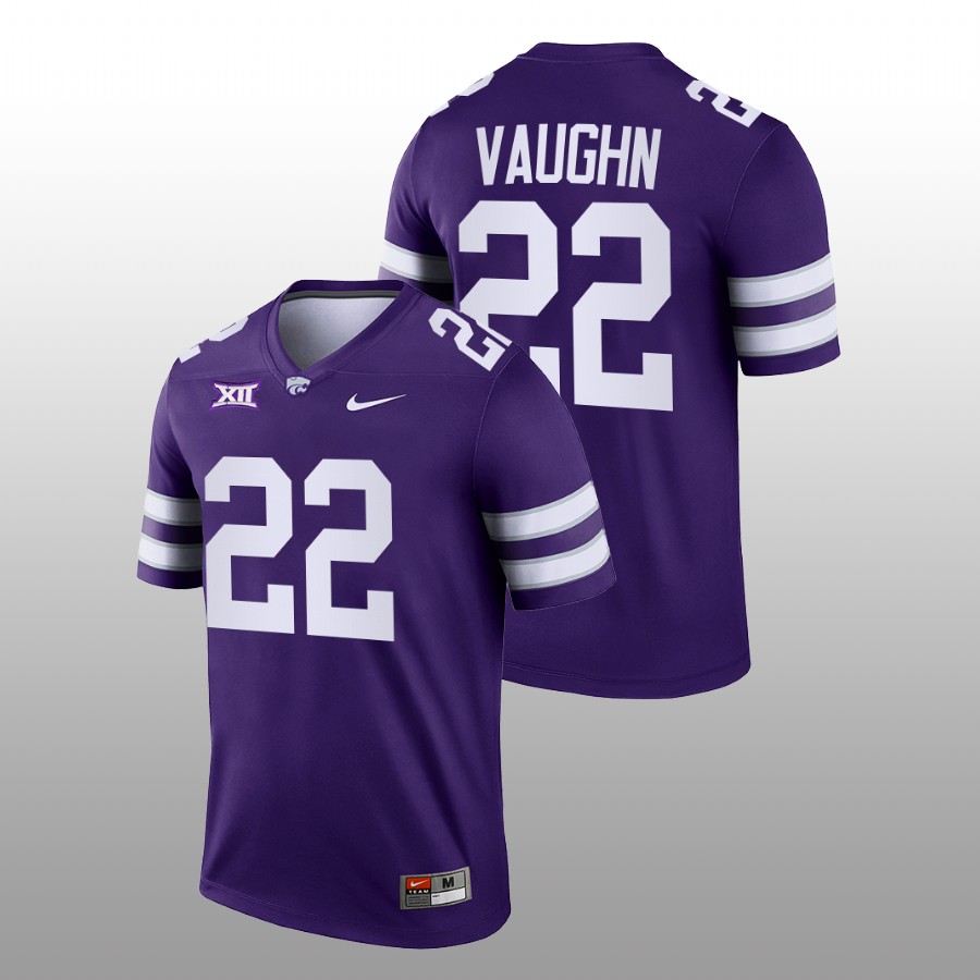 Deuce Vaughn Kansas State Wildcats Purple 2022-23 College Football Jersey