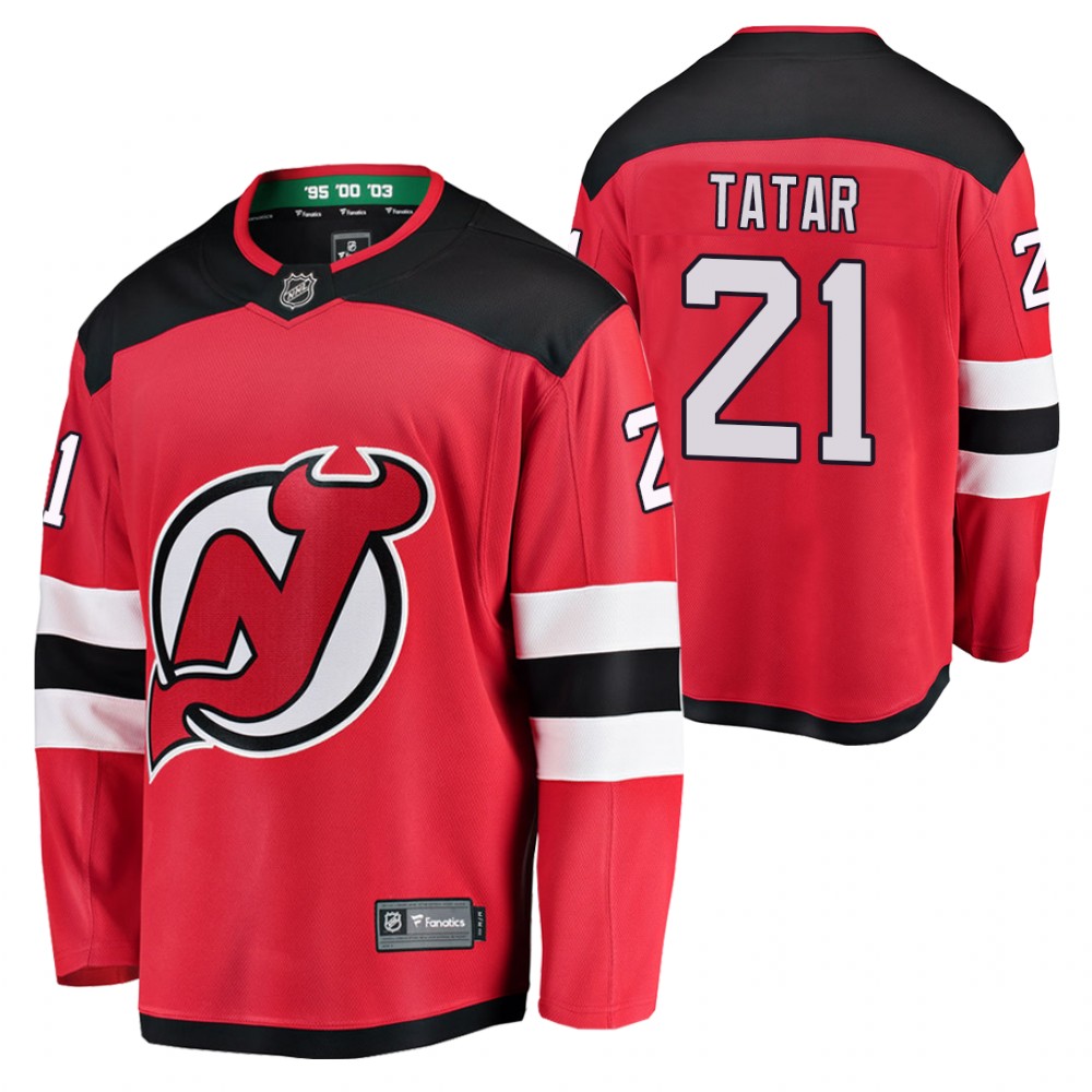 Devils #21 Tomas Tatar Red 2021 Home Jersey