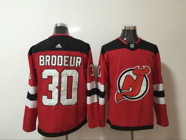 Devils 30 Martin Brodeur Red Adidas Jersey