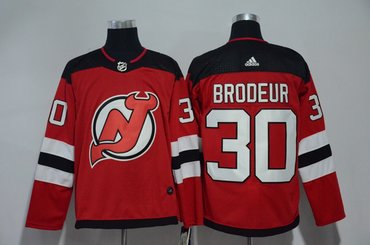 Devils 30 Martin Brodeur Red Adidas Jersey
