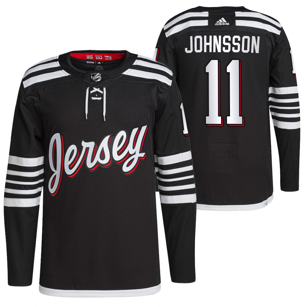 Devils Andreas Johnsson 2021-22 Alternate Black Authentic Pro Jersey