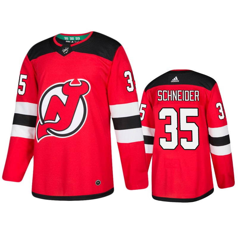 Devils Cory Schneider Red Home Jersey