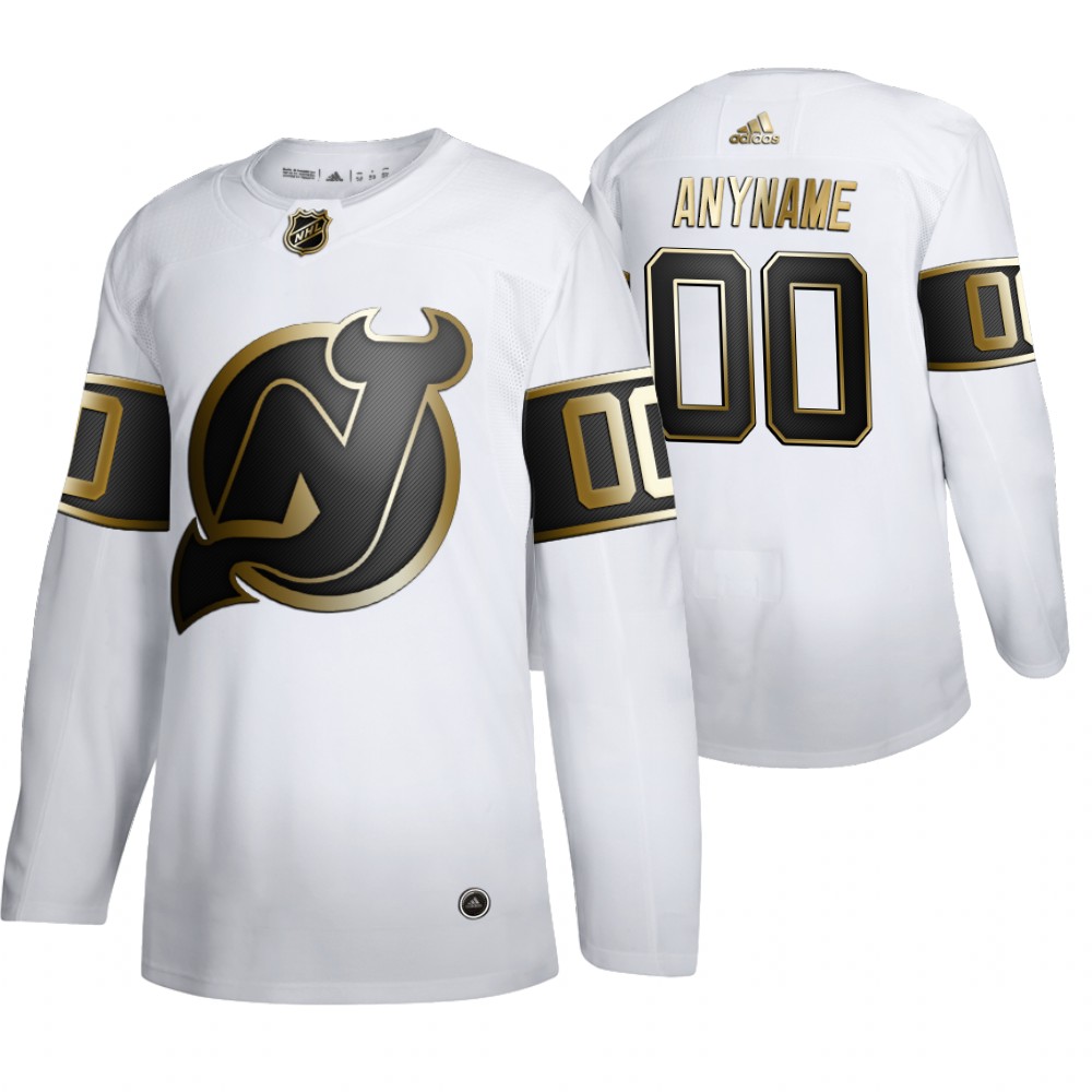 Devils Custom Men's Authentic NHL Golden Edition Jersey