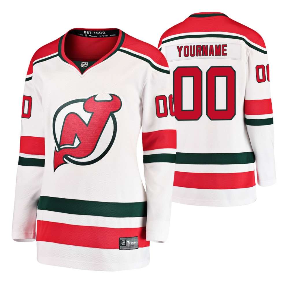 Devils Custom Women's Player Fanatics Branded Alternate Breakaway Jersey