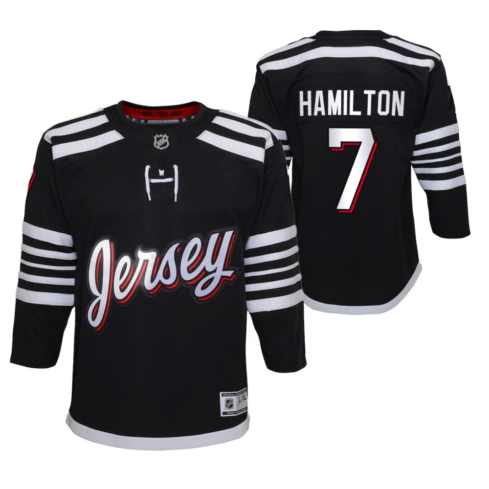 Devils Dougie Hamilton 2021-22 Alternate Jersey Youth Premier Player