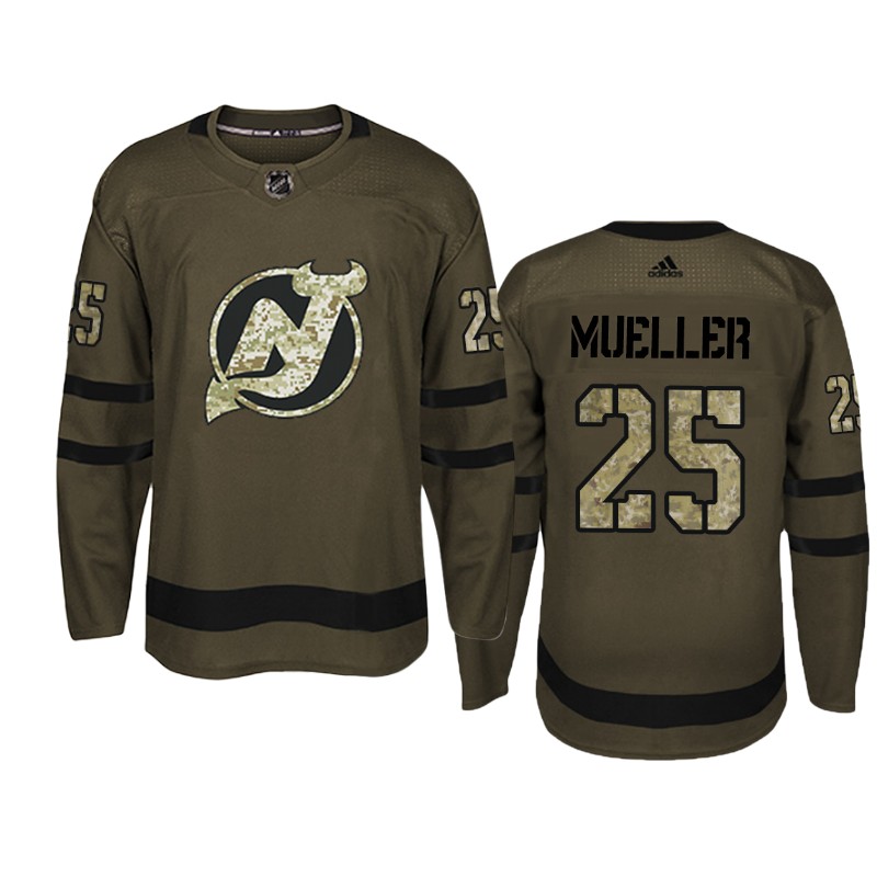 Devils Mirco Mueller Camo Military Jersey