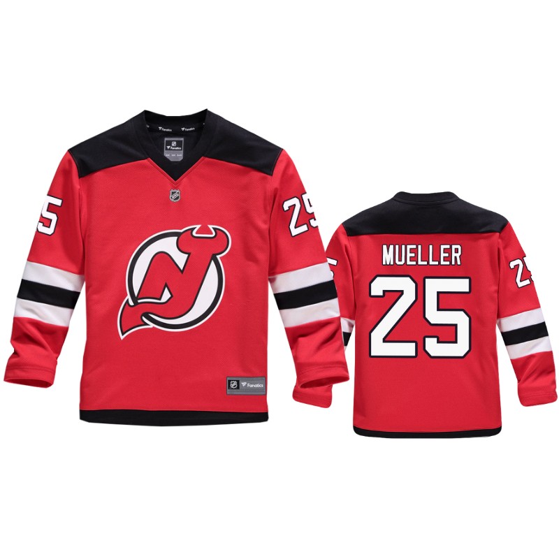 Devils Mirco Mueller Red Replica Player Home Jersey