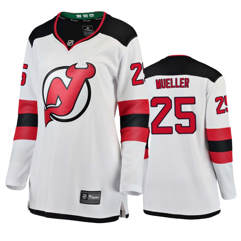 Devils Mirco Mueller White Breakaway Fanatics Branded Jersey