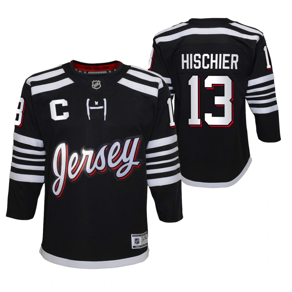 Devils Nico Hischier 2021-22 Alternate Jersey Youth Premier Player
