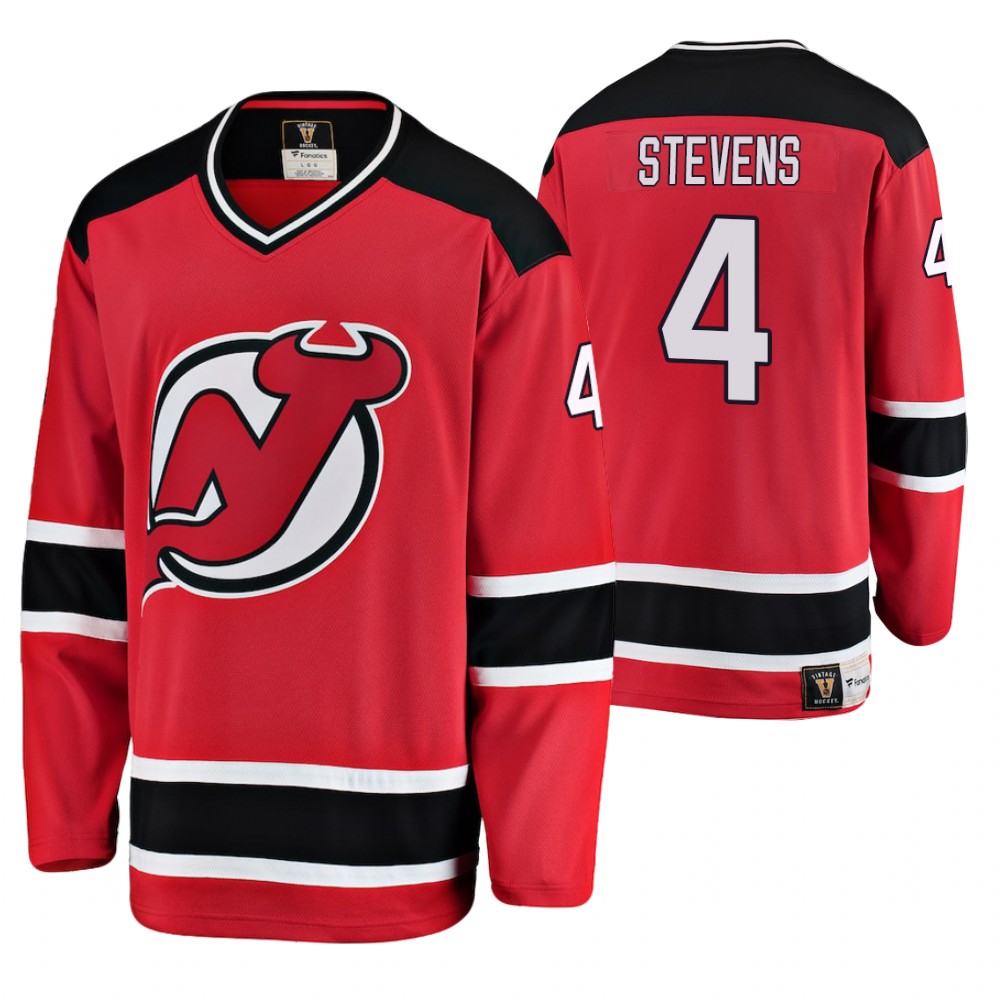 Devils Scott Stevens Red Premier Breakaway Player Heritage Jersey