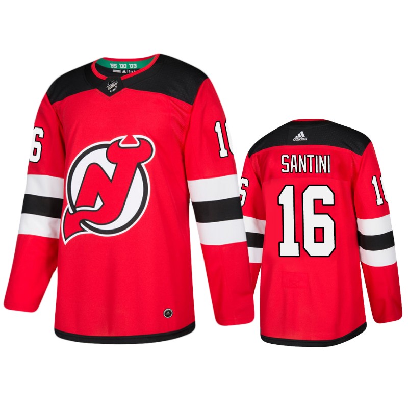 Devils Steven Santini Red Home Jersey
