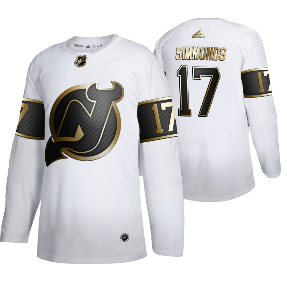 Devils Wayne Simmonds Men's Authentic NHL Golden Edition Jersey